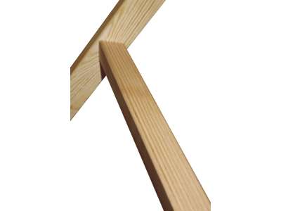 Jumbo Wienerstige massiv træ 2x4 trin