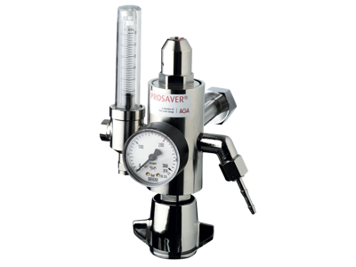 Flowmeter Argon / kulsyre AGA enkelt