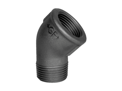 Vinkel 45 gr 2" galv