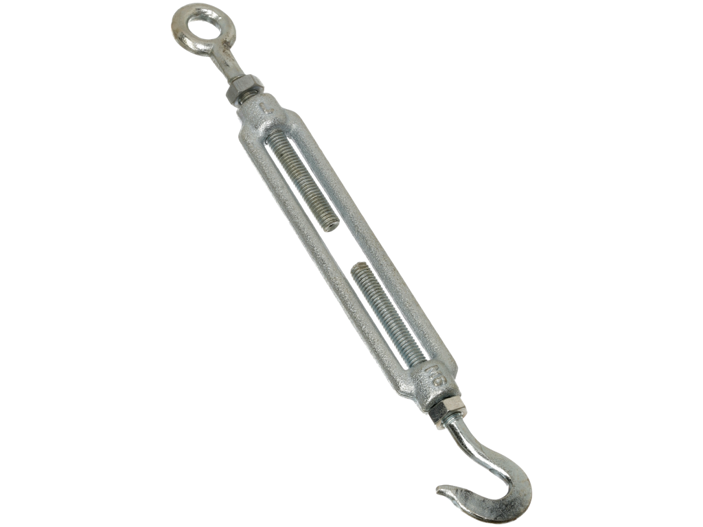 Bardunstrammer 6mm øje/krog