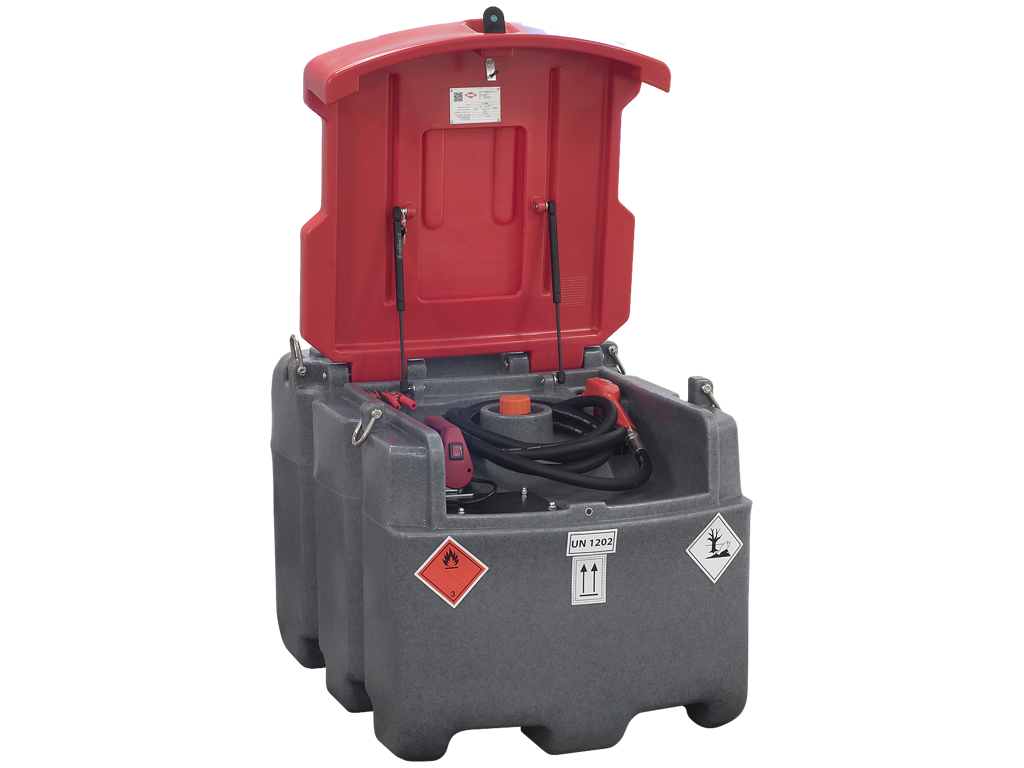 Diesel tank m/12V pumpe 425 ltr.