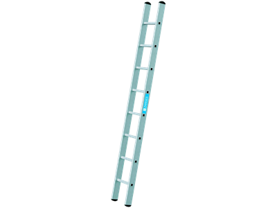 Zarges enkelt stige 2,5 mtr 8 trin