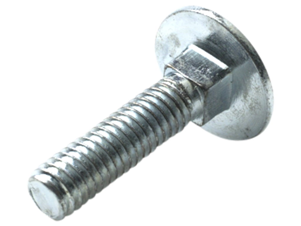 Bræddebolt M12x80 FZB 4.6 DIN603 u/møtr