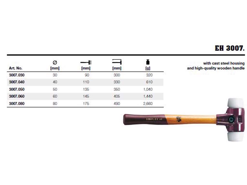 Hammer Simplex Ø80 superplast baner