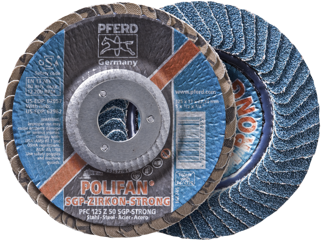 Lamelslibeskive 125 K36 PFC SGP Strong