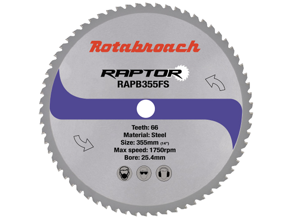 Rundsavklinge HM Ø355×25,4 Z66 til stål