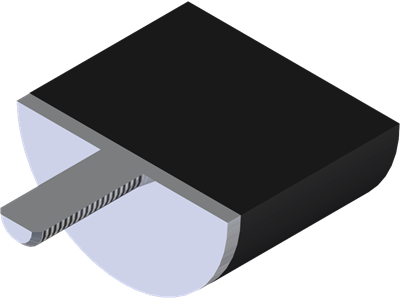 Vibrationsdæmper Ø50xH20 Type 4