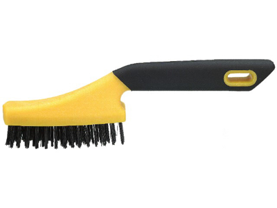 Stålbørste 1rk Ergonomisk plasthåndtag
