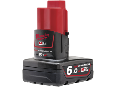 Batteri 12V M12 B6 6.0Ah Milwaukee