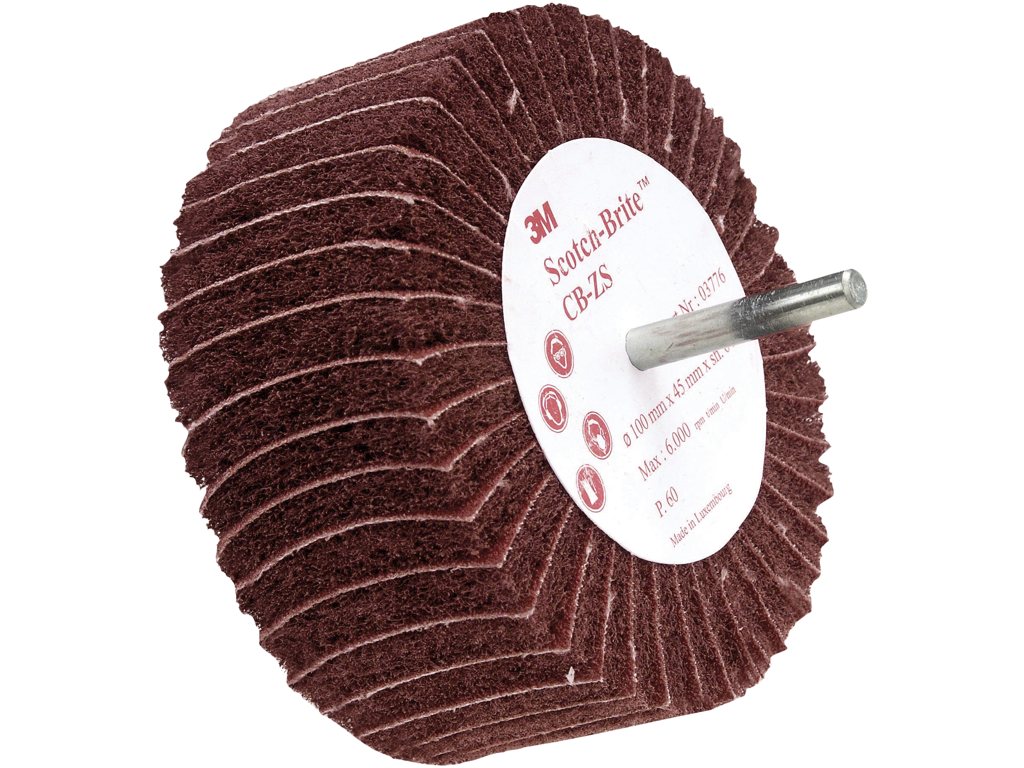 Slibevifte 75x45x6mm 3M CB-ZS P80 Fin