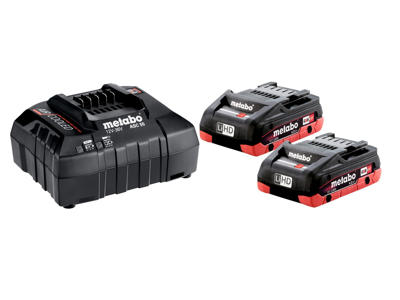 Batteripakke 18V 2x4,0Ah LIDH + Lader