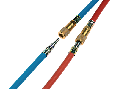 AGA Lynkobling m/slangest 6,3mm Brændgas
