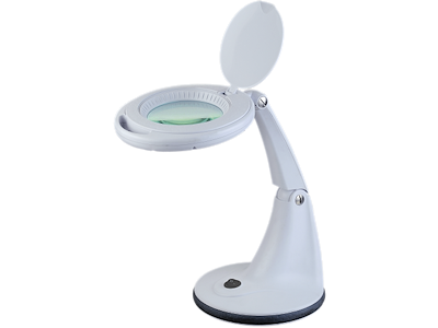 Luplampe Bordmodel Linse med 6W lys