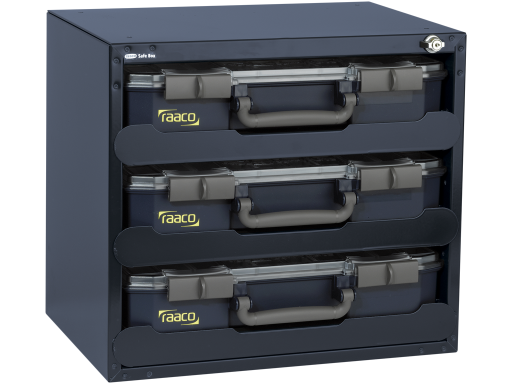 Raaco reol m/3 stk Carry-Lite 80