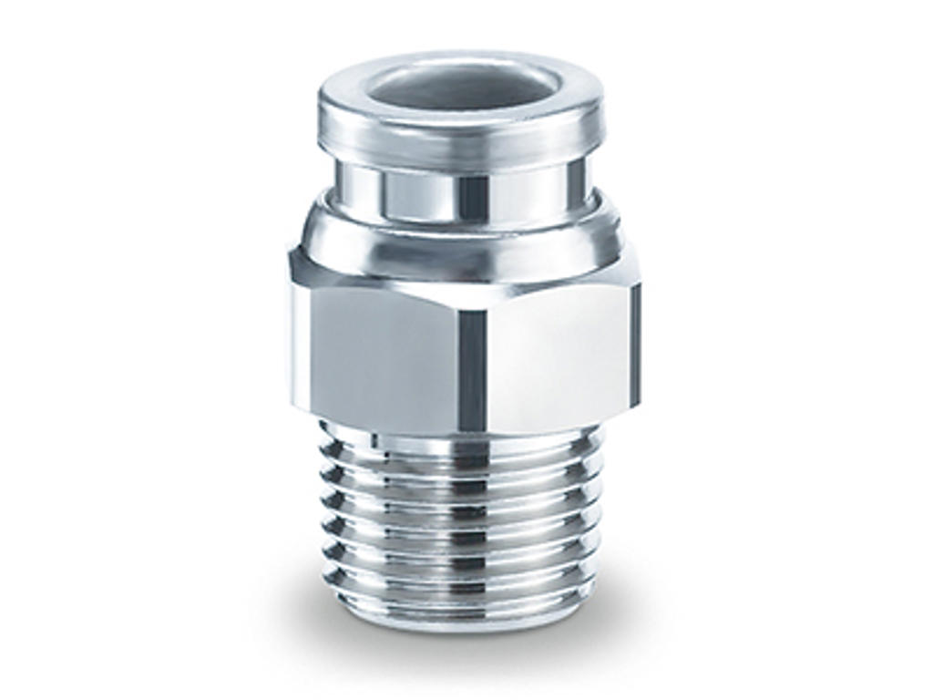 Luftfittings 6mm x 3/8" u/rg. lige MESS