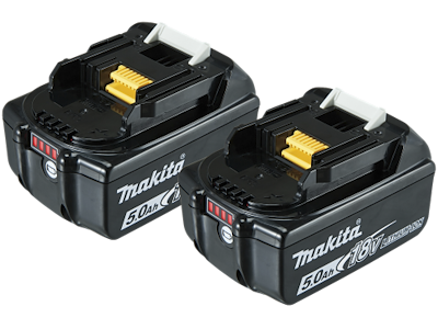 Batteripakke Makita BL1850B 2x 5,0Ah