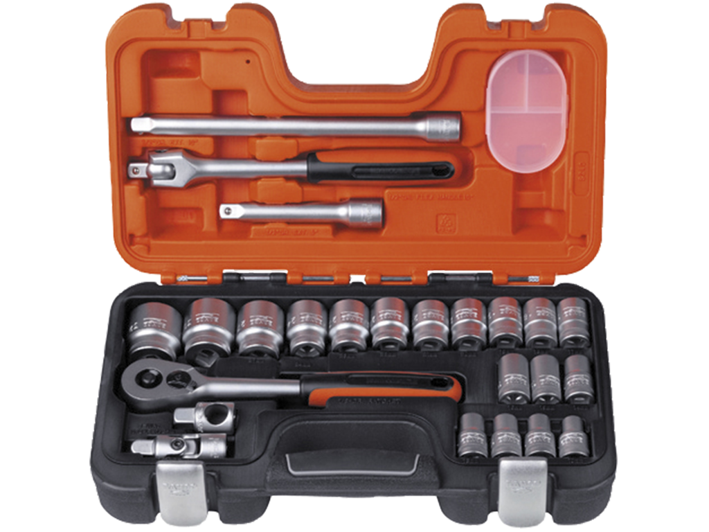 Topnøglesæt 1/2" S240 Bahco 24dele