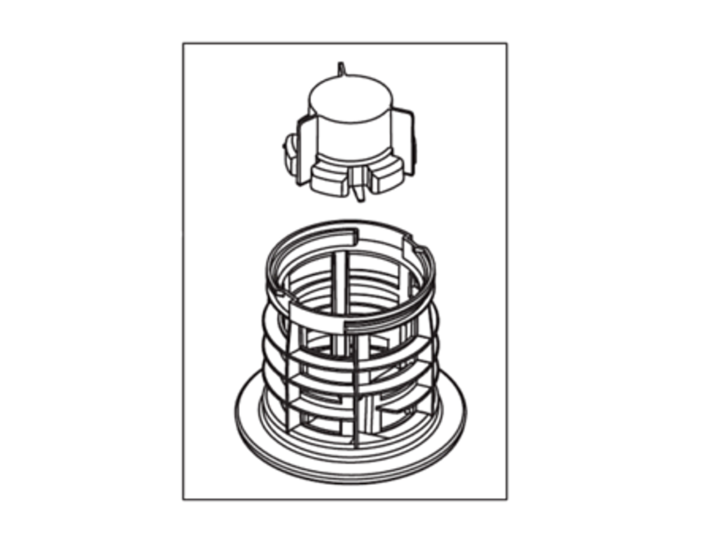 Holder f. filter Attix 3/Aero 21