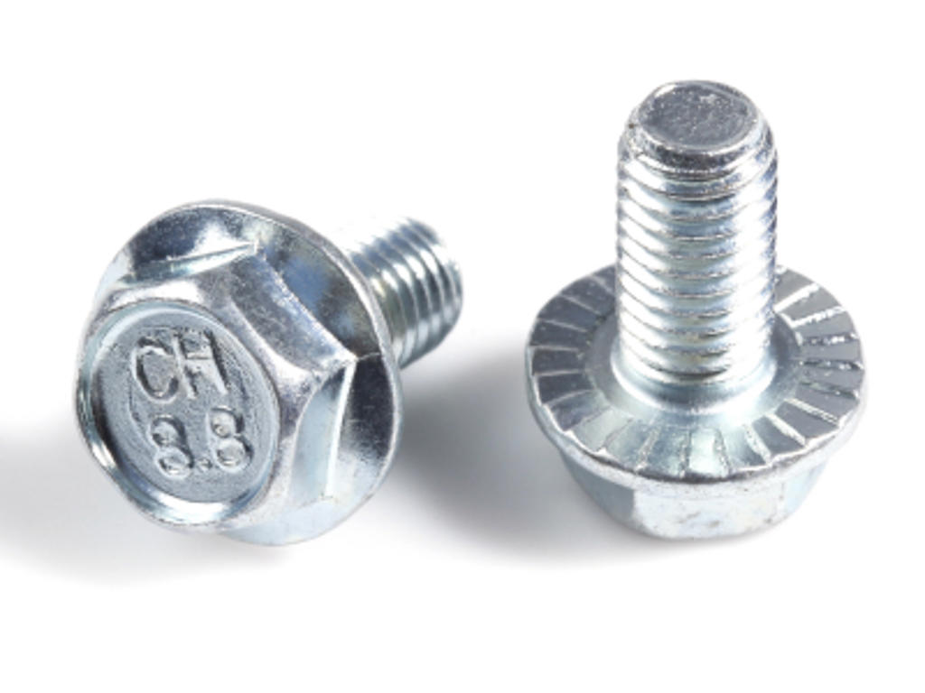 Flangebolt M6x16 FZB ISO88913 med rifler