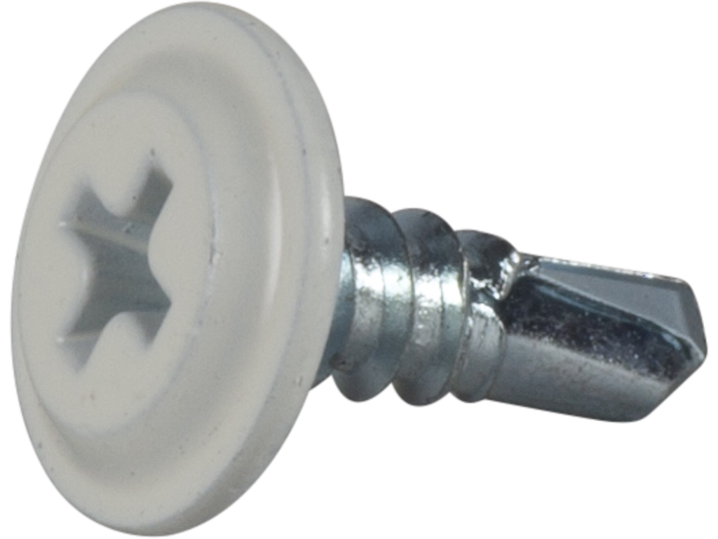 Montskrue 4,2X13 PH2 hvid-250 m/borspids