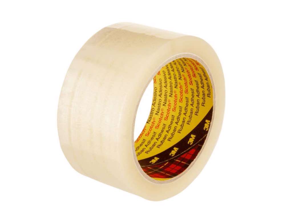Tape 50mm x 66 mtr Klar pakketape 3M 371