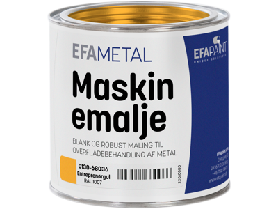 Maling RAL 1007 Entrprenørgul 0,75 ltr.
