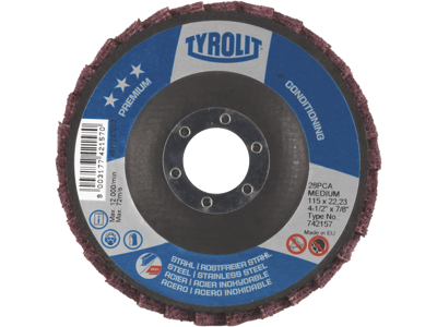 Lamelrondel 125mm Premium 28PCA medium