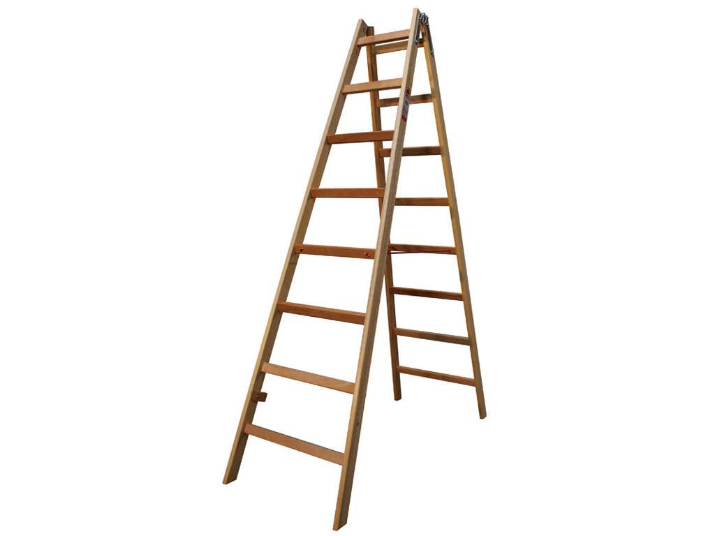 Jumbo Wienerstige lamineret træ 2x8 trin