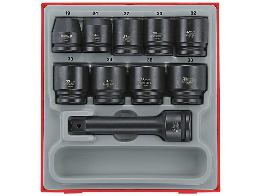 Slagtopsæt 3/4" 19-38mm Tengtool