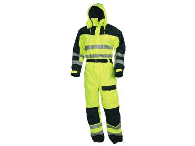 Vinterkedeldragt 194P gul HI-VIS str. XS
