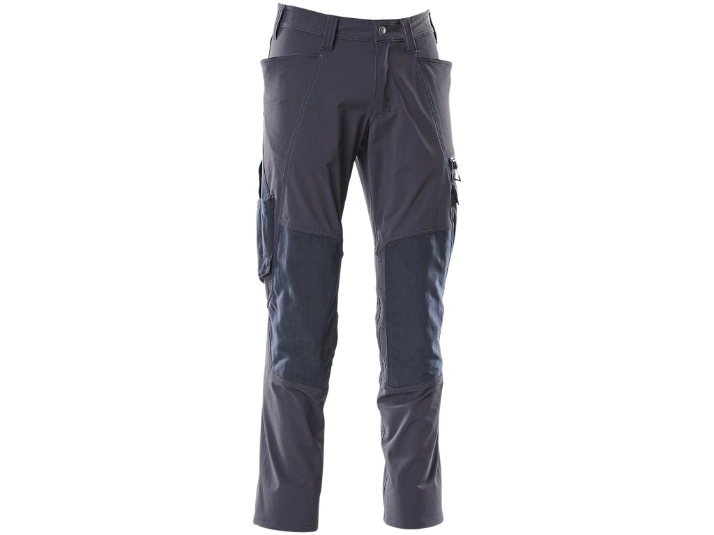 Bukser m/stretch & knælommer 18479-311