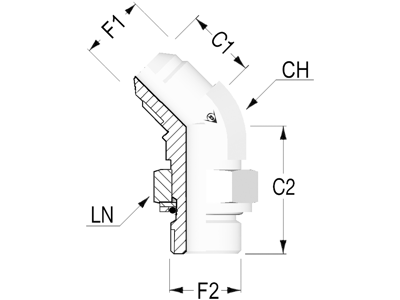 VO-06-1/4" Vinkel