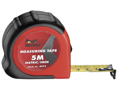 Målebånd 3 mtr. meter/eng. tommer MT03
