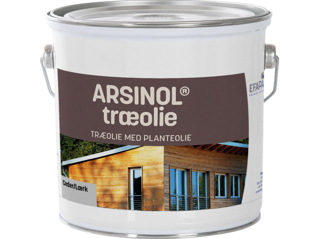 Træbesk. Arsinol Ceder/Lærk 2,5 ltr