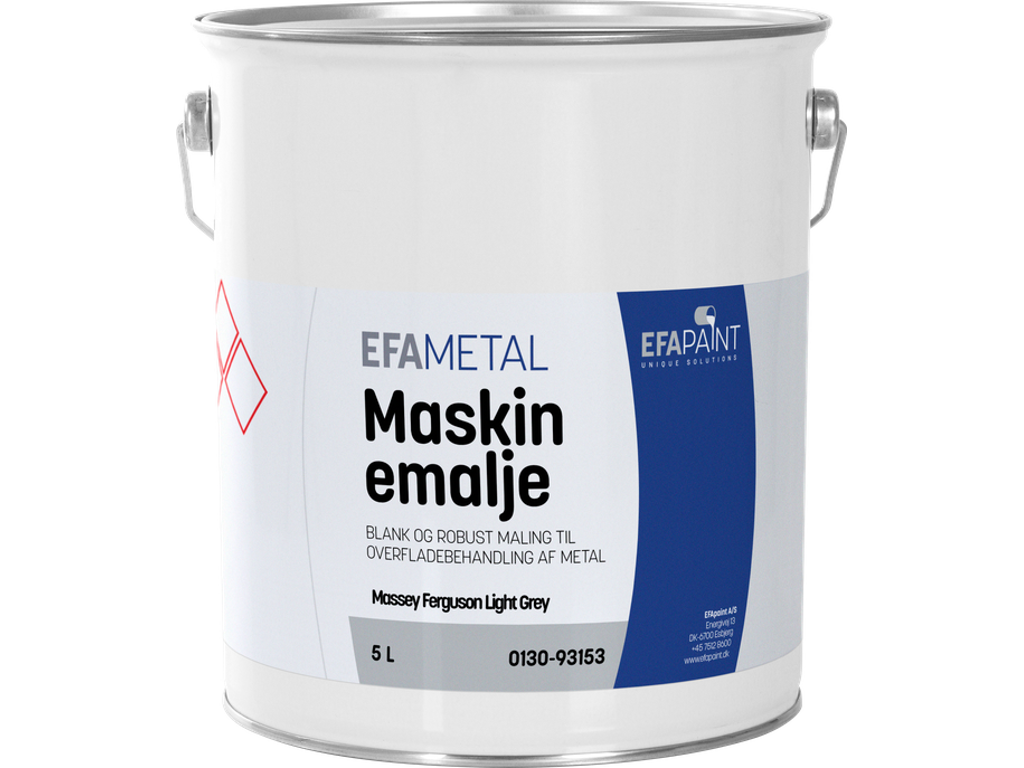 Maling maskinemalje light grey 5 ltr.