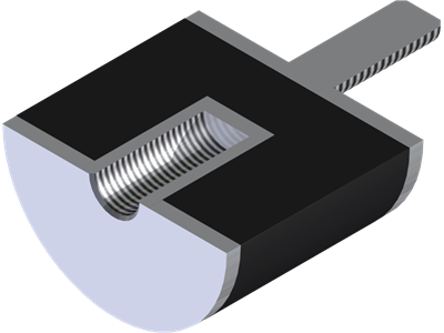 Vibrationsdæmper Ø30xH20 type 2