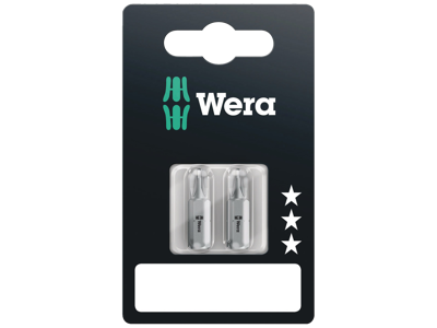 Pozidriv Bits Wera 855/1 - Længde 25mm (2 stk.)