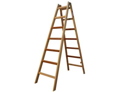 Jumbo Wienerstige lamineret træ 2x7 trin