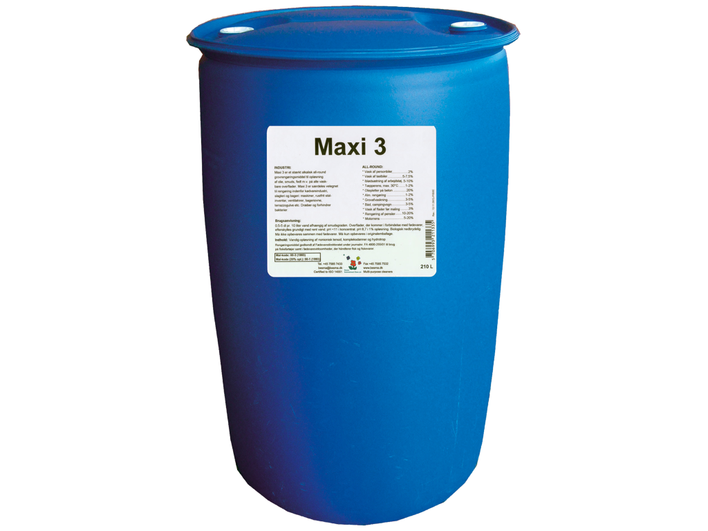 Besma Maxi 3 All-Round rengøring 210ltr.