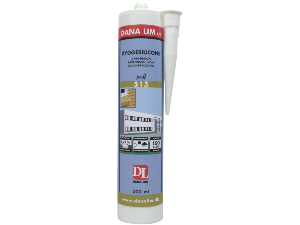 Dana 515 Silicone bygge hvid 300 ml