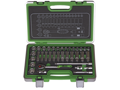Topnøglesæt 3/8" 6-24mm DJ Tools