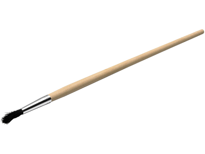 Pensel flad 14x24 mm naturhår 252014