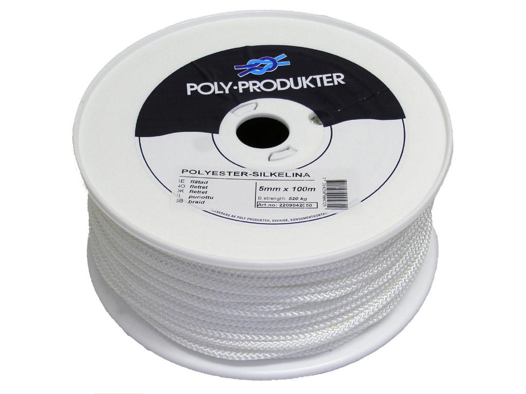Flagline Polyester 5mm 100 mtr. 