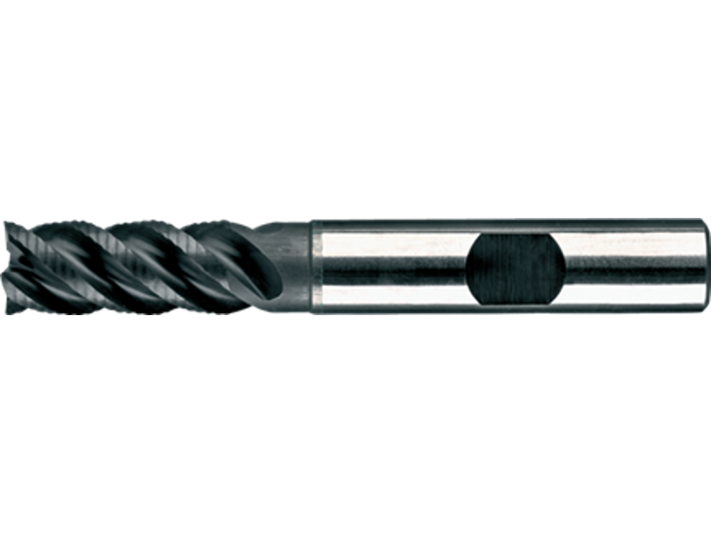 Endefræser 4-skær 10,0mm skrub/slet TIAN