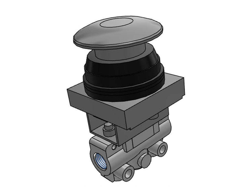 SMC VM120-F01-30BA Ventil paddetryk sort