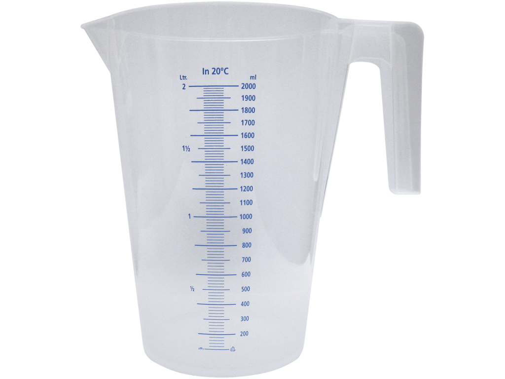 Målebæger 5L transparent KZ1480-5