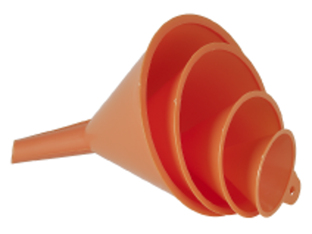 Tragt sæt orange 50/75/100/120mm Pressol