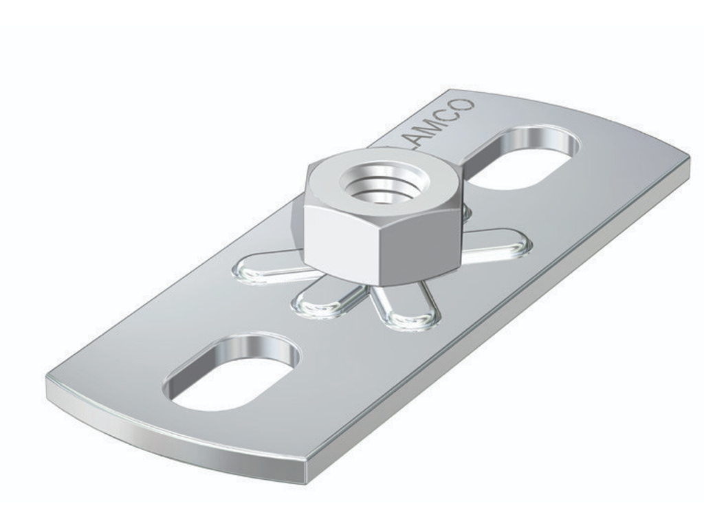 Grundflange M8  80-30 mm