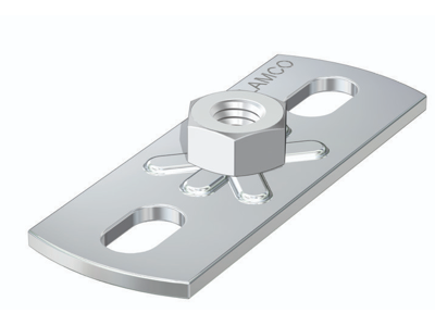 Grundflange M8  80-30 mm