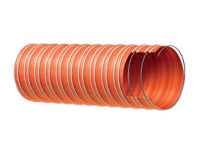 Slange 51mm silicone højtemp.ventilation